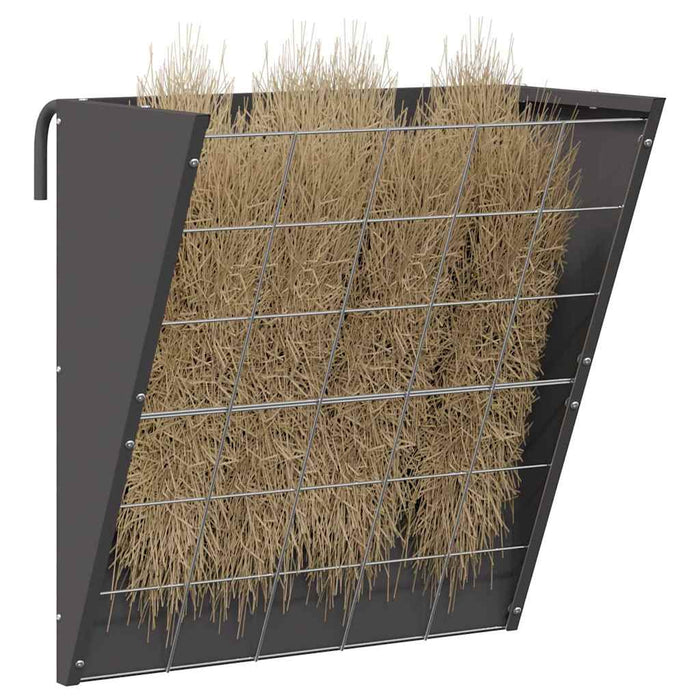 Feeder pentru Fân Suspendat Negru 61 x 33 x 66 cm - WALTI WALTI