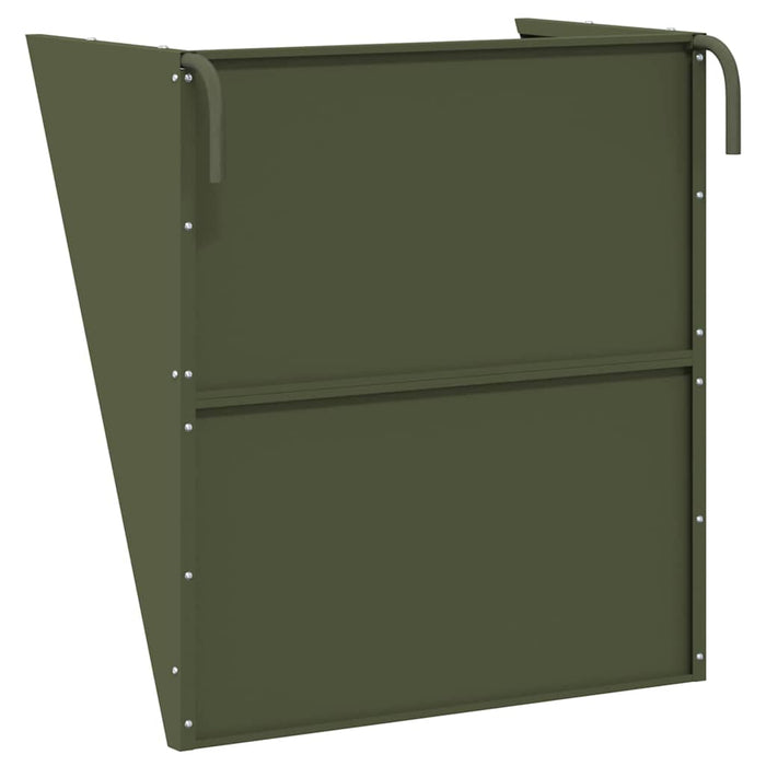 Feeder pentru Fân Suspendat Verde măsliniu 61 x 33 x 66 cm - WALTI WALTI
