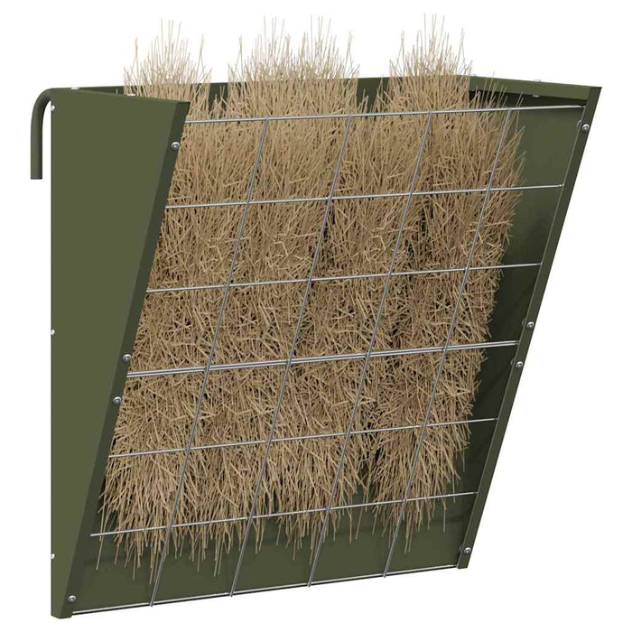 Feeder pentru Fân Suspendat Verde măsliniu 61 x 33 x 66 cm - WALTI WALTI
