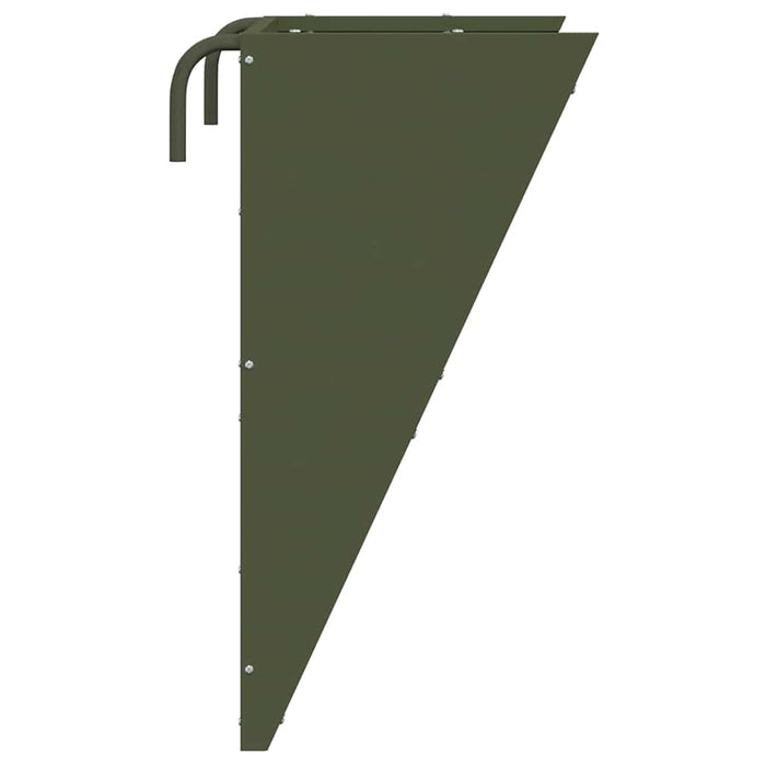 Feeder pentru Fân Suspendat Verde măsliniu 61 x 33 x 66 cm - WALTI WALTI