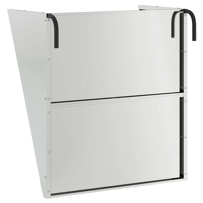 Feeder pentru Fân Suspendat Argintiu 61 x 33 x 66 cm - WALTI WALTI