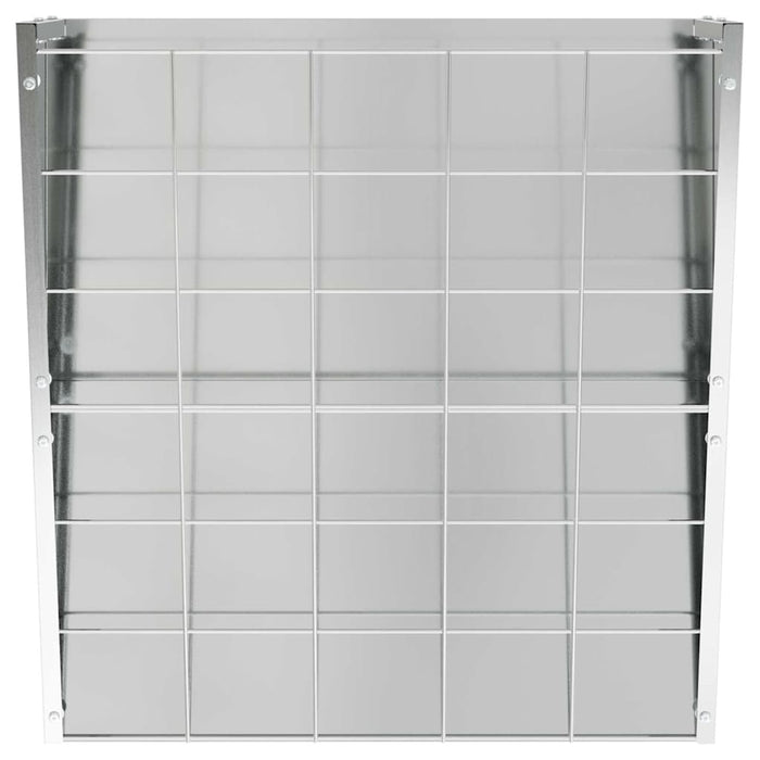 Feeder pentru Fân Suspendat Argintiu 61 x 33 x 66 cm - WALTI WALTI