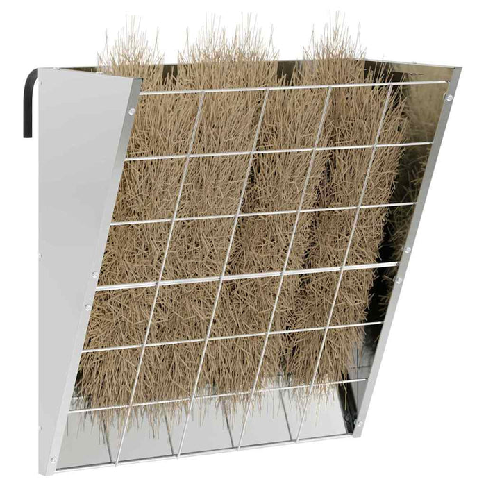 Feeder pentru Fân Suspendat Argintiu 61 x 33 x 66 cm - WALTI WALTI