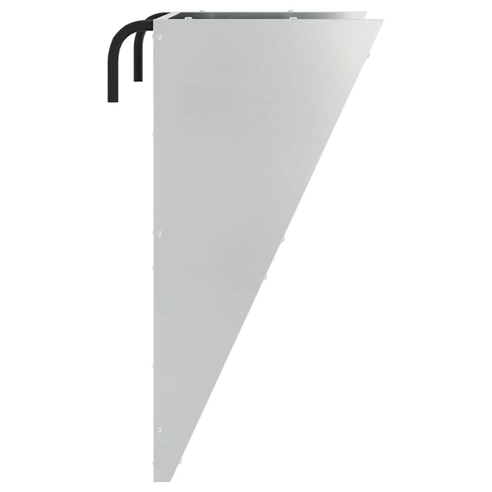 Feeder pentru Fân Suspendat Argintiu 61 x 33 x 66 cm - WALTI WALTI