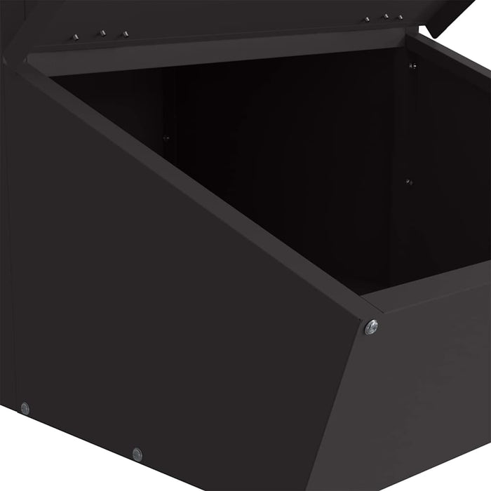 Feeder pentru porci Negru 55 x 38 x 76 cm Oțel Laminat la Rece - WALTI WALTI