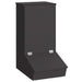 Feeder pentru porci Negru 55 x 38 x 76 cm Oțel Laminat la Rece - WALTI WALTI