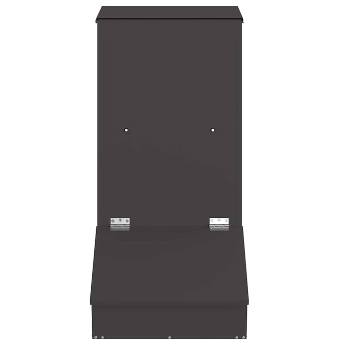 Feeder pentru porci Negru 55 x 38 x 76 cm Oțel Laminat la Rece - WALTI WALTI