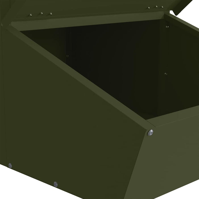 Feeder pentru porci Verde măsliniu 55 x 38 x 76 cm - WALTI WALTI