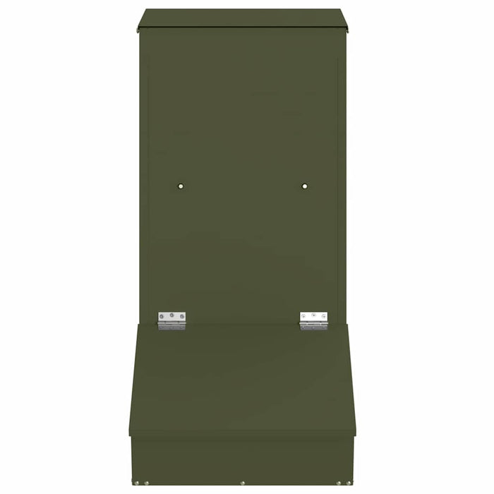 Feeder pentru porci Verde măsliniu 55 x 38 x 76 cm - WALTI WALTI