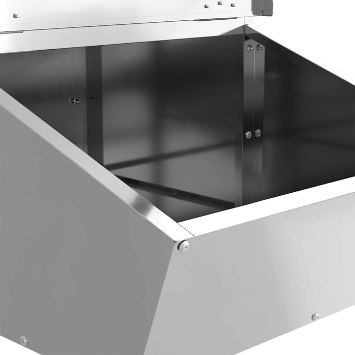 Feeder pentru porci Argintiu 55 x 38 x 76 cm Oțel Galvanizat - WALTI WALTI