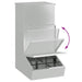 Feeder pentru porci Argintiu 55 x 38 x 76 cm Oțel Galvanizat - WALTI WALTI