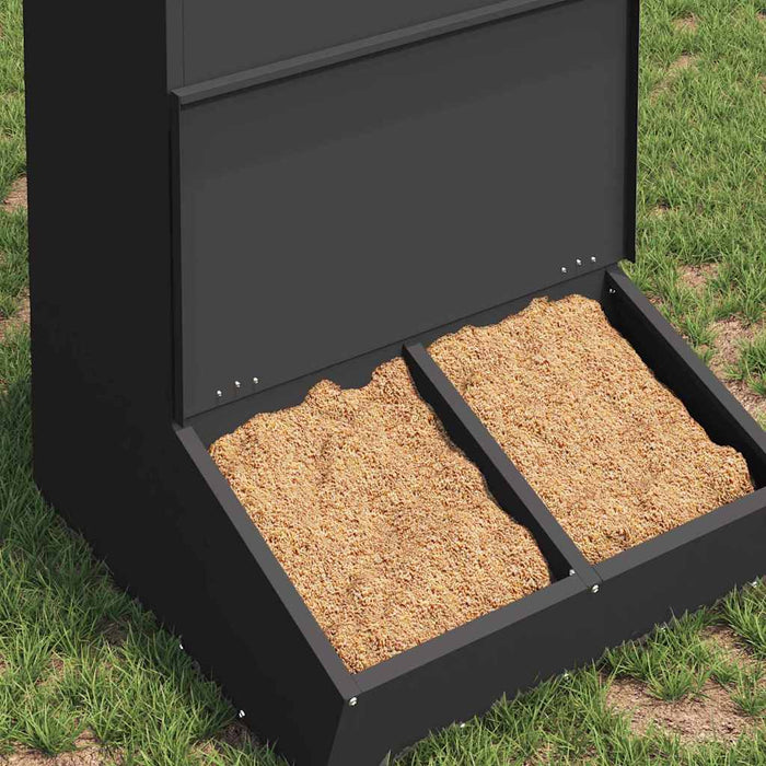 Feeder pentru porci Negru 55 x 51 x 91,5 cm - WALTI WALTI