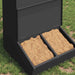 Feeder pentru porci Negru 55 x 51 x 91,5 cm - WALTI WALTI