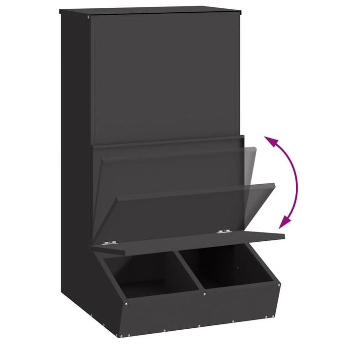 Feeder pentru porci Negru 55 x 51 x 91,5 cm - WALTI WALTI