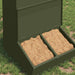 Feeder pentru porci Verde măsliniu 55 x 51 x 91,5 cm - WALTI WALTI