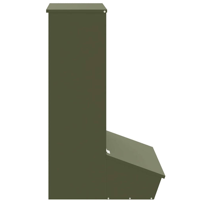 Feeder pentru porci Verde măsliniu 55 x 51 x 91,5 cm - WALTI WALTI