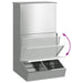 Feeder pentru porci Argintiu 55 x 51 x 91,5 cm Oțel Galvanizat - WALTI WALTI