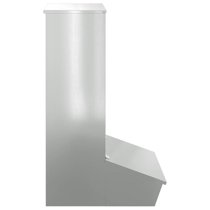 Feeder pentru porci Argintiu 55 x 51 x 91,5 cm Oțel Galvanizat - WALTI WALTI