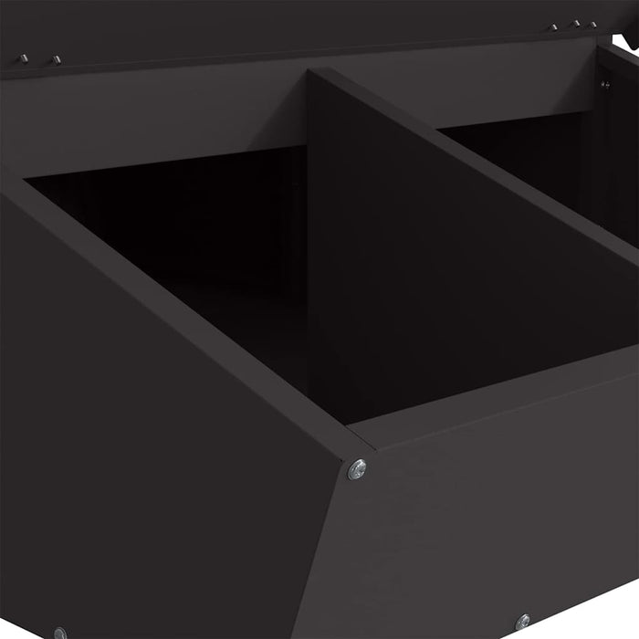 Feeder pentru porci Negru 82 x 51 x 91,5 cm - WALTI WALTI
