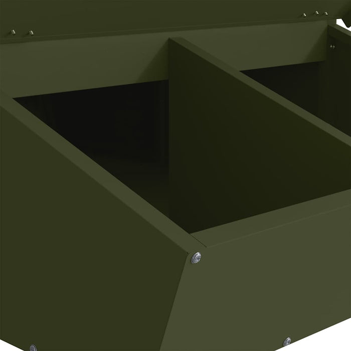 Feeder pentru porci Verde măsliniu 82 x 51 x 91,5 cm - WALTI WALTI