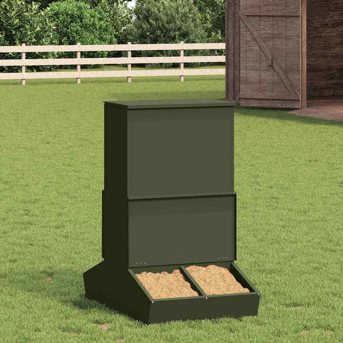 Feeder pentru porci Verde măsliniu 82 x 51 x 91,5 cm - WALTI WALTI