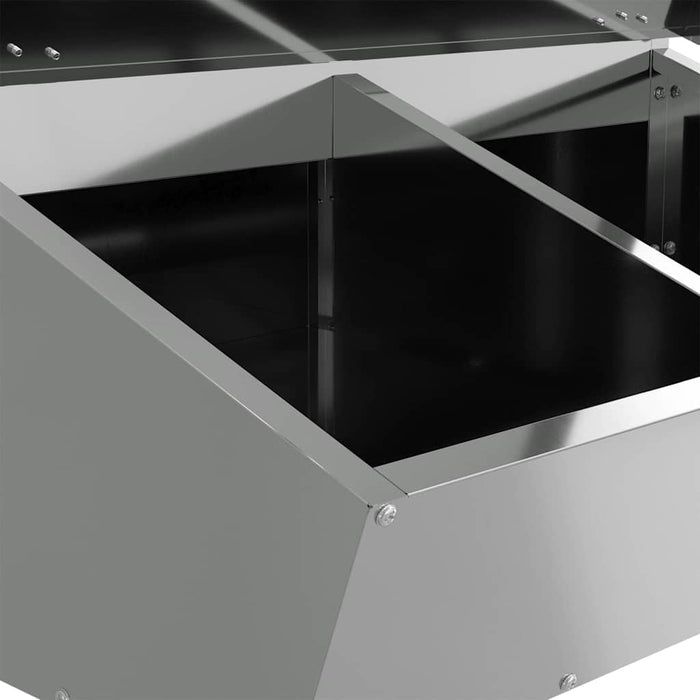 Feeder pentru porci Argintiu 82 x 51 x 91,5 cm Oțel Galvanizat - WALTI WALTI