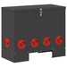 Feeder pentru pui Negru 60,5 x 29 x 51 cm Oțel Laminat la Rece - WALTI WALTI