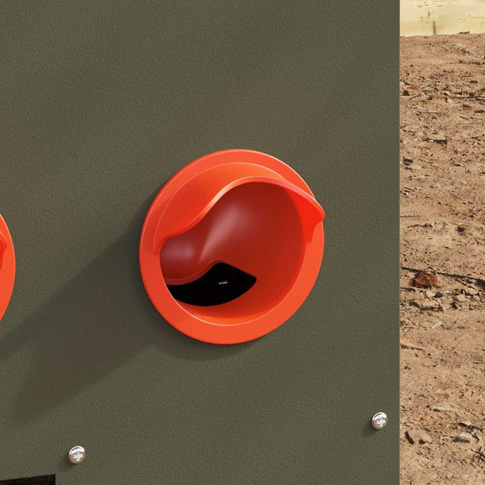 Feeder pentru pui Verde măsliniu 60,5 x 29 x 51 cm - WALTI WALTI