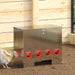 Feeder pentru pui Argintiu 60,5 x 29 x 51 cm Oțel Galvanizat - WALTI WALTI