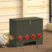 Feeder pentru pui Verde măsliniu 60,5 x 29 x 51 cm - WALTI WALTI