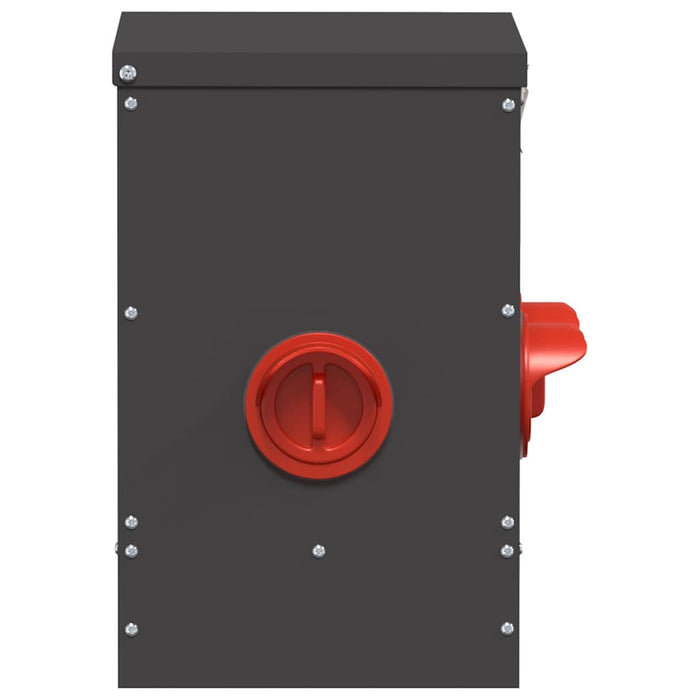 Feeder pentru pui Negru 40,5 x 25 x 38 cm Oțel Laminat la Rece - WALTI WALTI