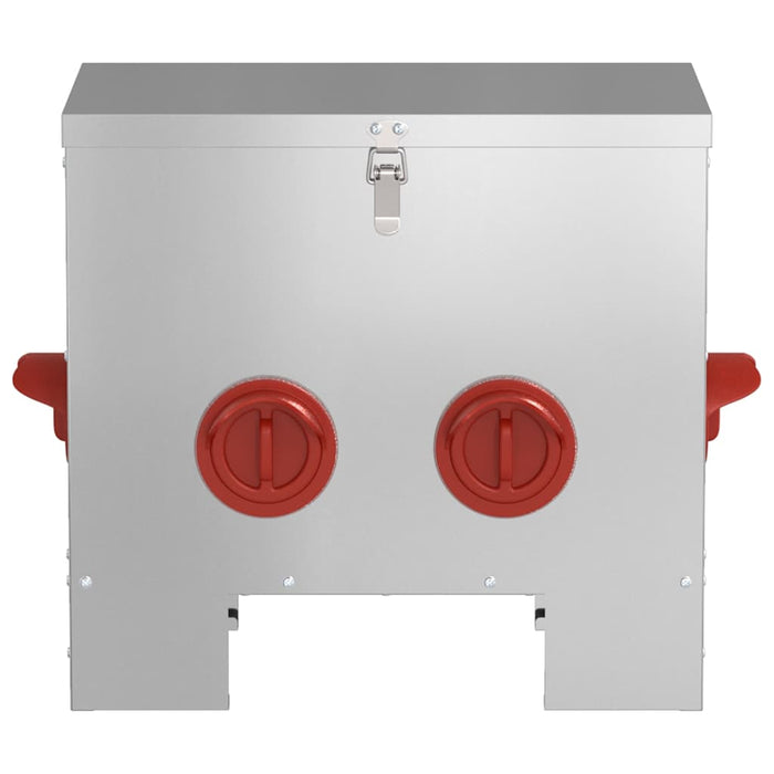 Feeder pentru pui Argintiu 40,5 x 25 x 38 cm Oțel Galvanizat - WALTI WALTI