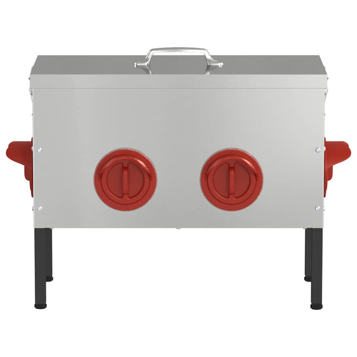 Feeder pentru pui Argintiu 41,5 x 20,5 x 33 cm Oțel Galvanizat WALTI