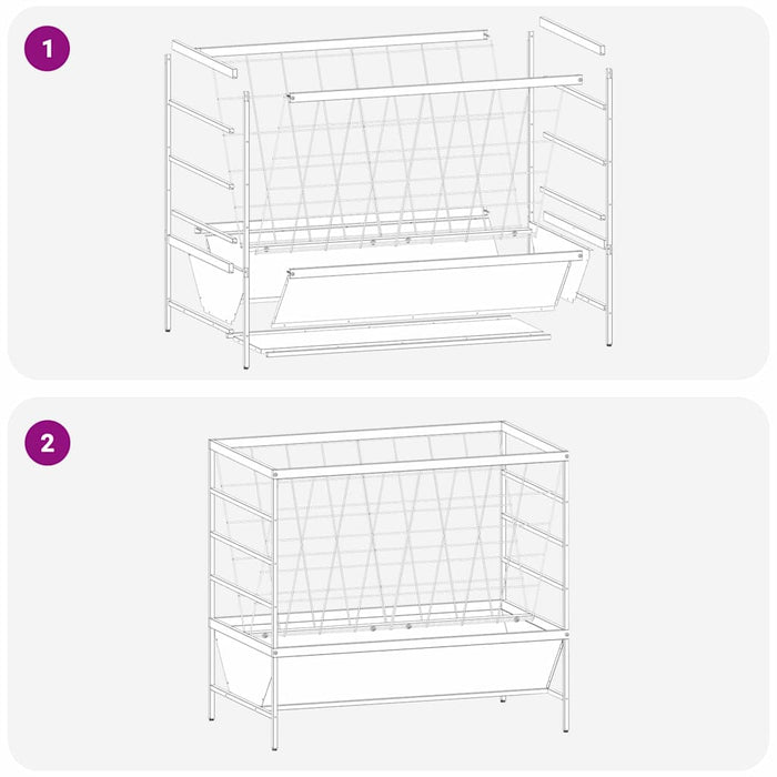Feeder pentru Animale Negru 100 x 60 x 90 cm - WALTI WALTI