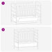 Feeder pentru Animale Negru 100 x 60 x 90 cm - WALTI WALTI