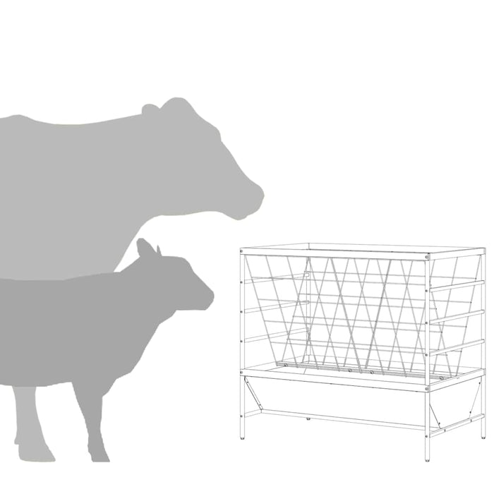 Feeder pentru Animale Negru 100 x 60 x 90 cm - WALTI WALTI