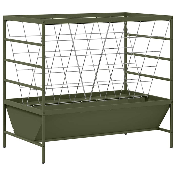 Feeder pentru Animale Verde măsliniu 100 x 60 x 90 cm - WALTI WALTI