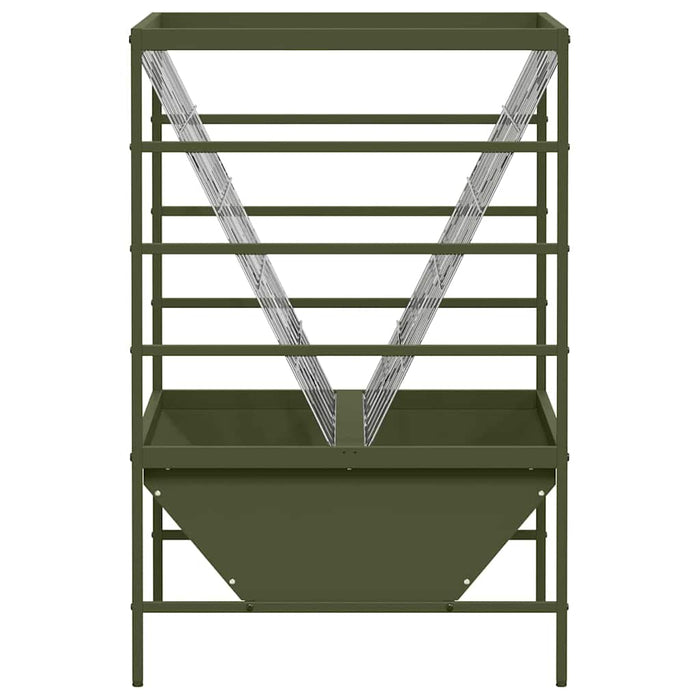 Feeder pentru Animale Verde măsliniu 100 x 60 x 90 cm - WALTI WALTI