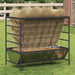 Feeder pentru Animale Argintiu 100 x 60 x 90 cm Oțel Galvanizat - WALTI WALTI
