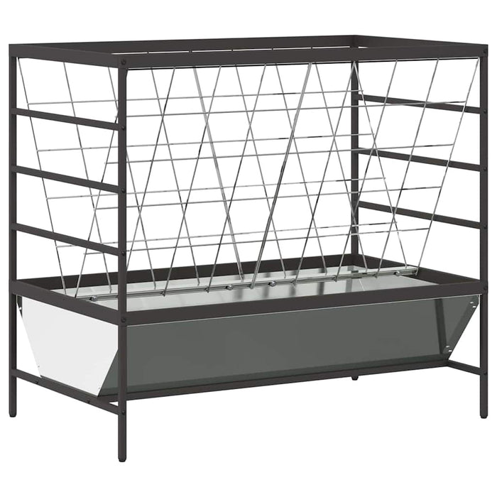 Feeder pentru Animale Argintiu 100 x 60 x 90 cm Oțel Galvanizat - WALTI WALTI