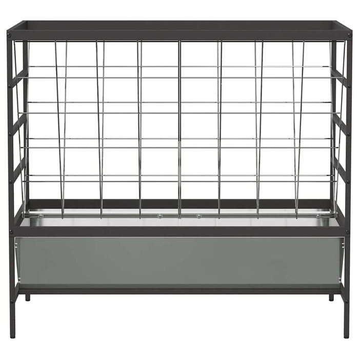 Feeder pentru Animale Argintiu 100 x 60 x 90 cm Oțel Galvanizat - WALTI WALTI