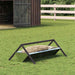 Jgheab pentru hrănirea animalelor Argintiu 111 x 76 x 38 cm - WALTI WALTI