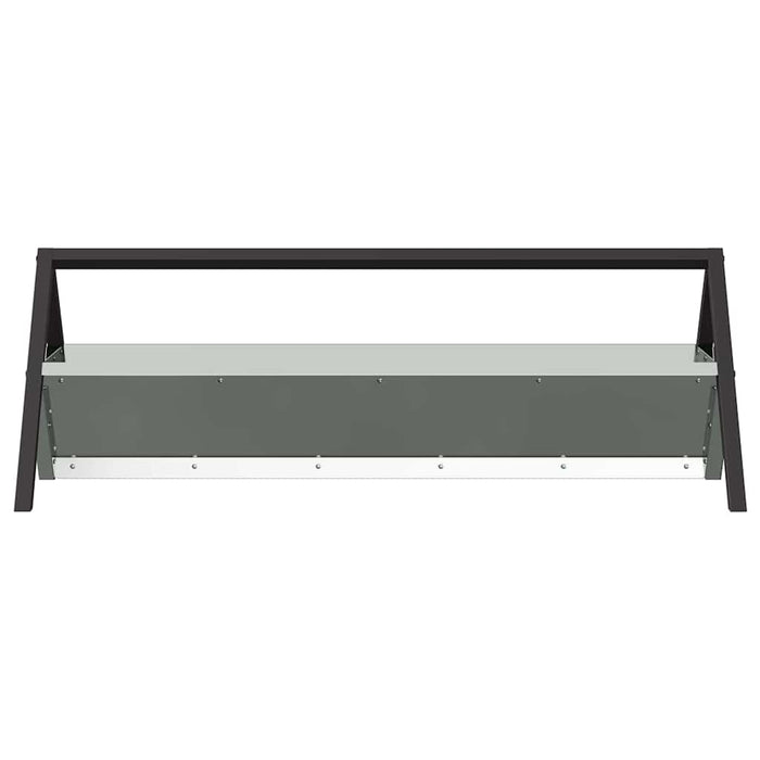 Jgheab pentru hrănirea animalelor Argintiu 111 x 76 x 38 cm - WALTI WALTI