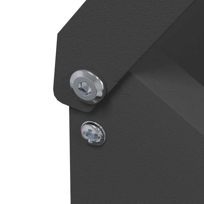 Feeder pentru pui Negru 21 x 16 x 33 cm Oțel Laminat la Rece - WALTI WALTI