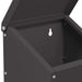 Feeder pentru pui Negru 21 x 16 x 33 cm Oțel Laminat la Rece - WALTI WALTI