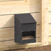 Feeder pentru pui Negru 21 x 16 x 33 cm Oțel Laminat la Rece - WALTI WALTI