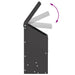 Feeder pentru pui Negru 21 x 16 x 33 cm Oțel Laminat la Rece - WALTI WALTI