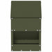 Feeder pentru pui Verde măsliniu 21 x 16 x 33 cm - WALTI WALTI