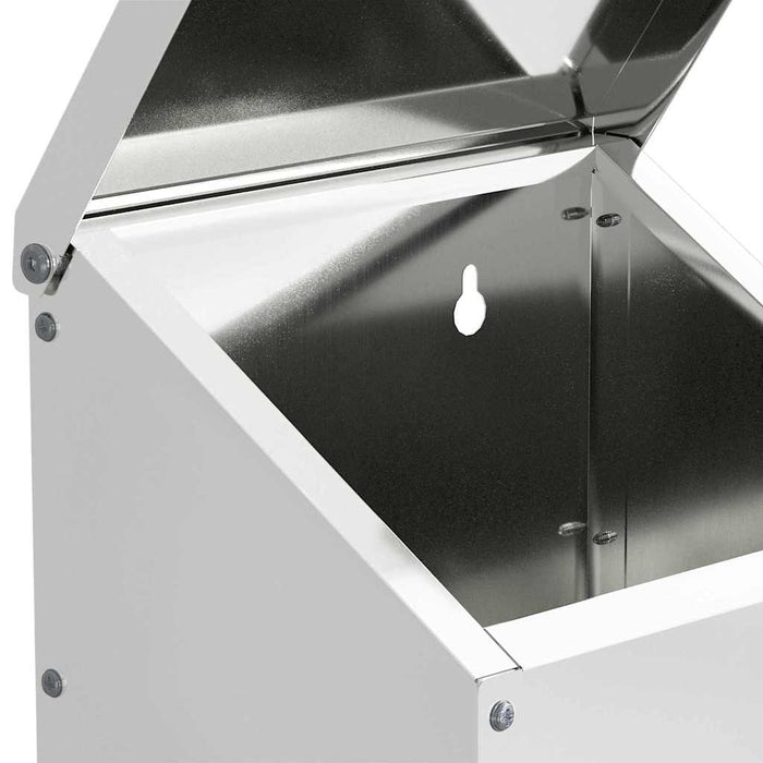 Feeder pentru pui Argintiu 21 x 16 x 33 cm Oțel Galvanizat - WALTI WALTI