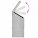 Feeder pentru pui Argintiu 21 x 16 x 33 cm Oțel Galvanizat - WALTI WALTI